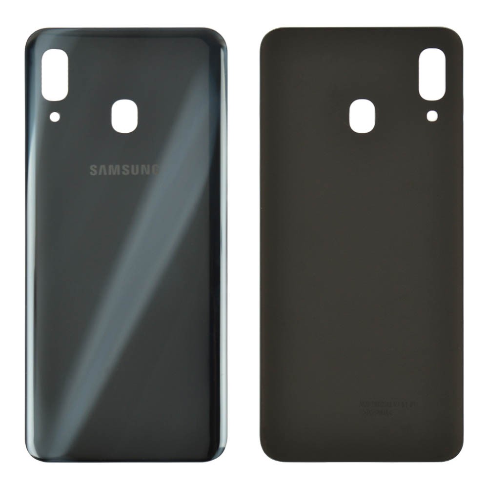 Задня кришка Samsung A205 Galaxy A20 2019, колір чорний фото 1