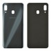 Задня кришка Samsung A205 Galaxy A20 2019, колір чорний миниатюра 1