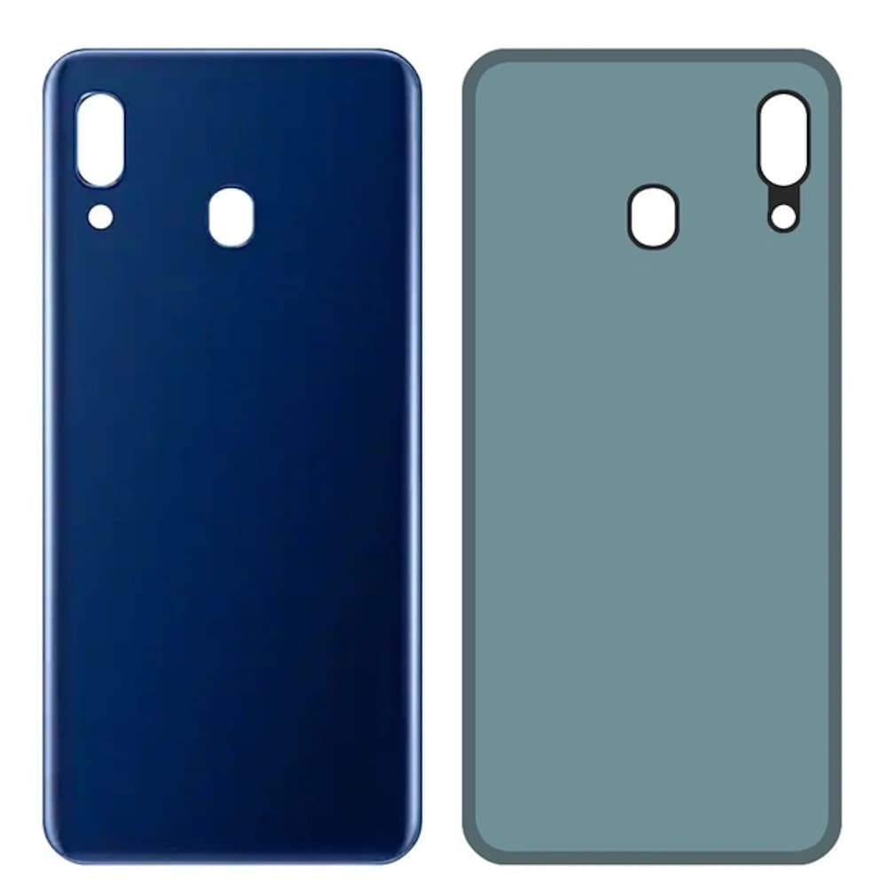Задняя крышка для Samsung A205 Galaxy A20 2019, цвет синий фото 1
