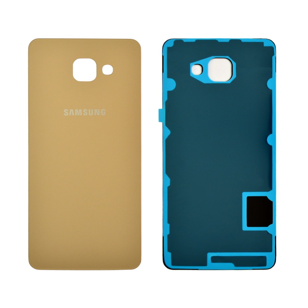 Задня кришка Samsung A710F Galaxy A7 (2016), колір золотий фото 1