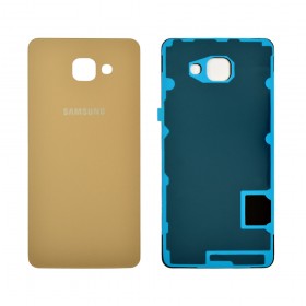 Задняя крышка для Samsung A710F Galaxy A7 (2016),  цвет золотой