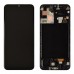 Дисплей для Samsung A505F/DS Galaxy A50 (2019) с тачскрином и рамкой в сборе, цвет черный, оригинал с разбора миниатюра 1