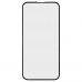 Захисне скло для iPhone 14 Pro Max, 5D, колір чорний миниатюра 1