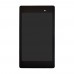 Дисплей Asus ME571K Google Nexus 7 з тачскрином та рамкою у зборі (2013) rev. 2, колір чорний миниатюра 1