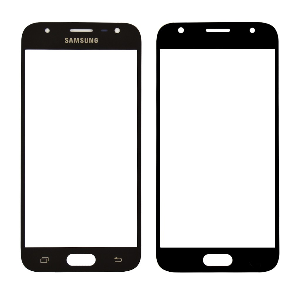 Стекло для Samsung J330 Galaxy J3 (2017), цвет черный фото 1