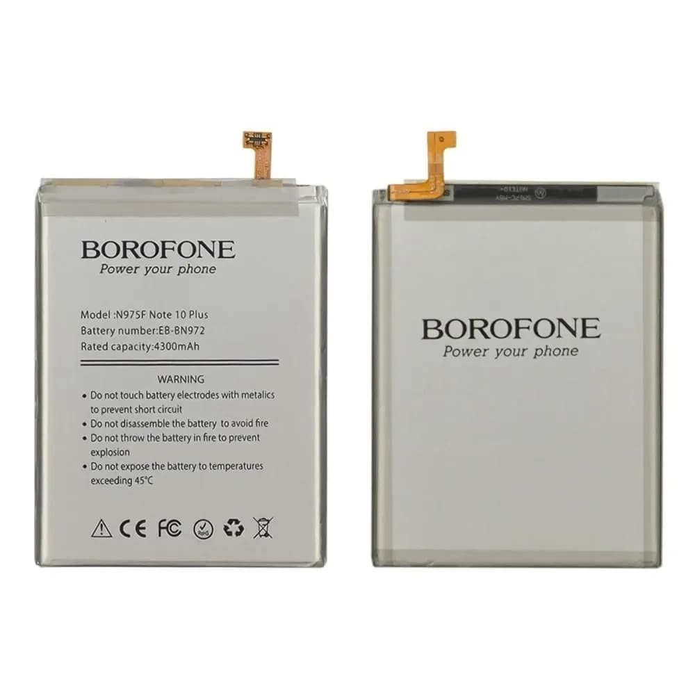 Аккумулятор EB-BN972ABUL для Samsung N975 Note 10 Plus, GH82-20814A, 4300mA, Borofone фото 1
