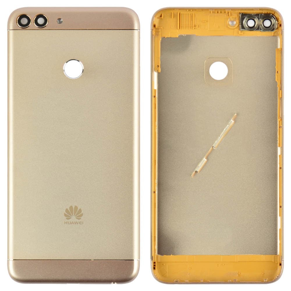 Задняя крышка для Huawei P Smart, Enjoy 7s (FIG-L31/FIG-LX1), цвет золотой, уценка фото 1