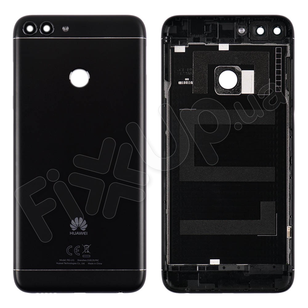Задняя крышка для Huawei P Smart/Enjoy 7s (FIG-L31/FIG-LX1), цвет черный, уценка фото 2