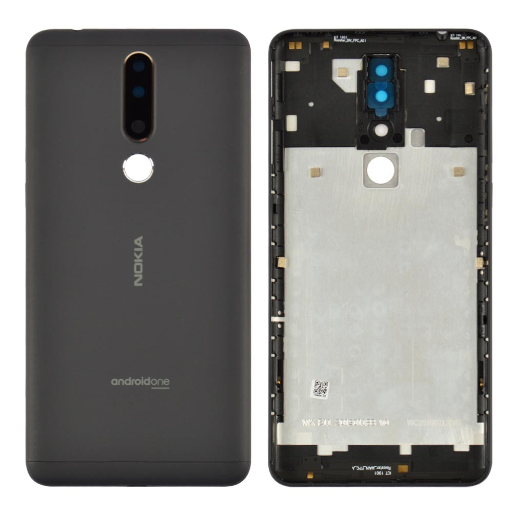 Задняя крышка для Nokia 3.1 Plus Dual Sim, цвет черный фото 1