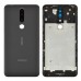 Задняя крышка для Nokia 3.1 Plus Dual Sim, цвет черный миниатюра 1
