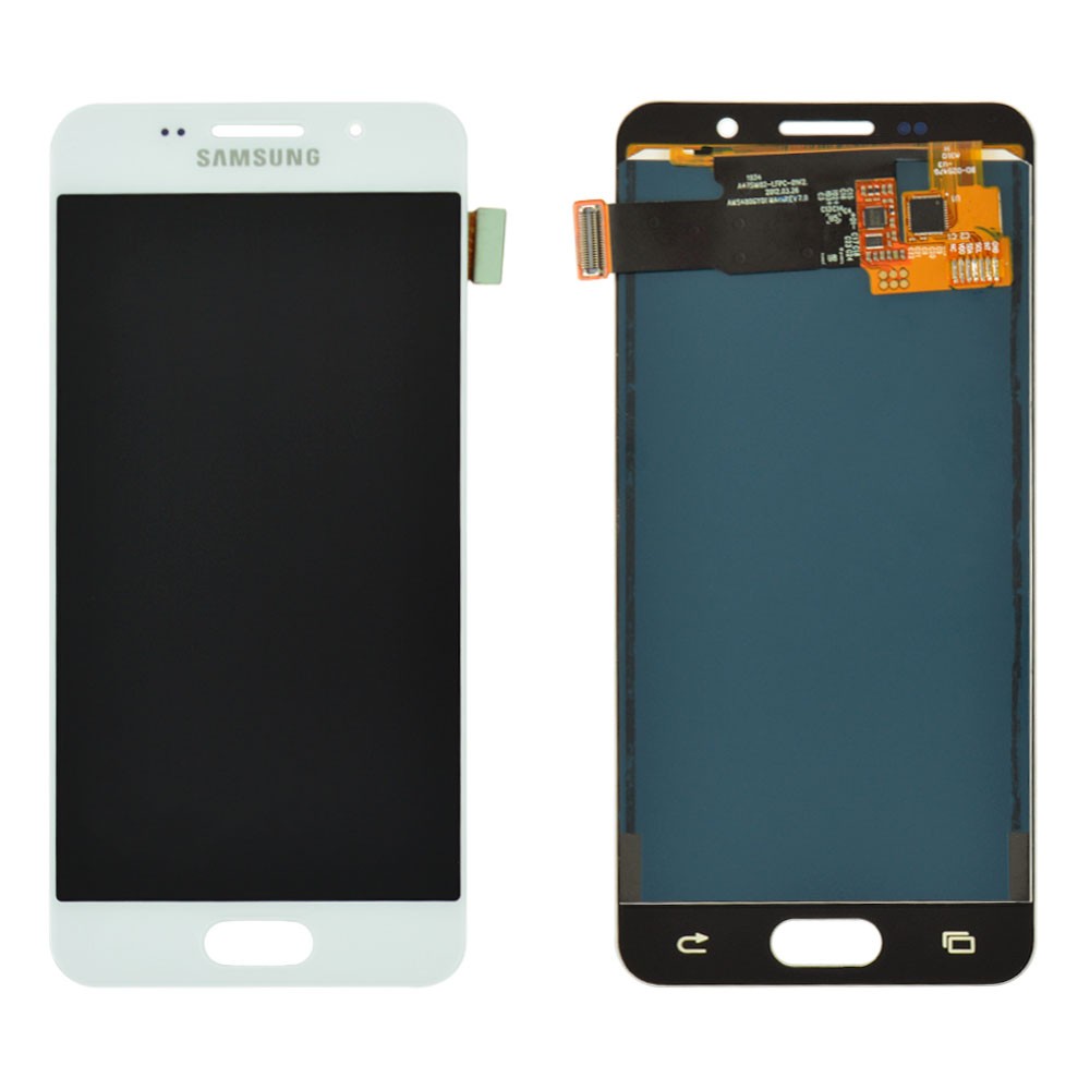 Дисплей для Samsung A310F /DS Galaxy A3 (2016) с тачскрином в сборе, цвет белый, IPS (TFT), уценка фото 1