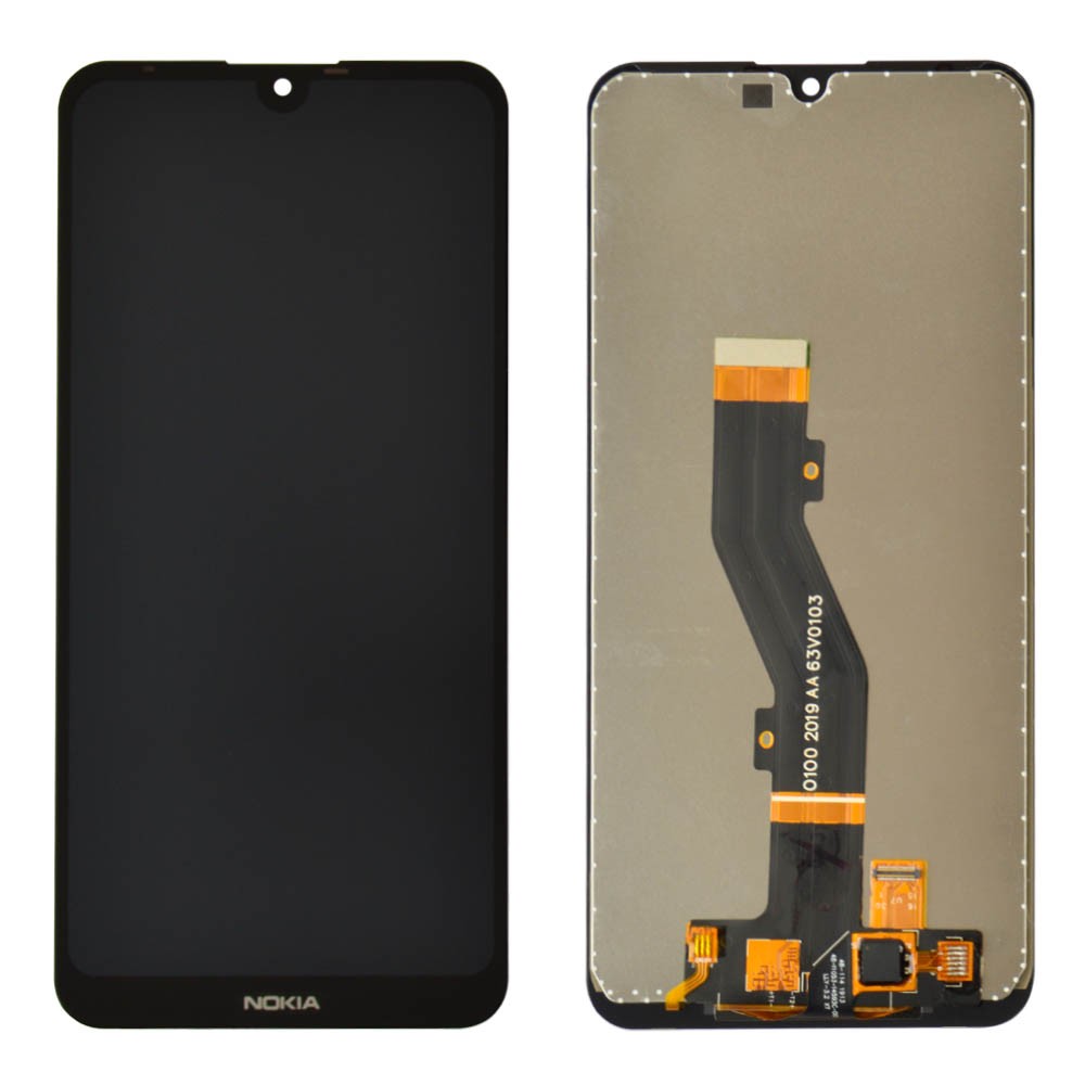 Дисплей для Nokia 3.2 Dual Sim TA-1156/TA-1164 с тачскрином в сборе, цвет черный фото 1