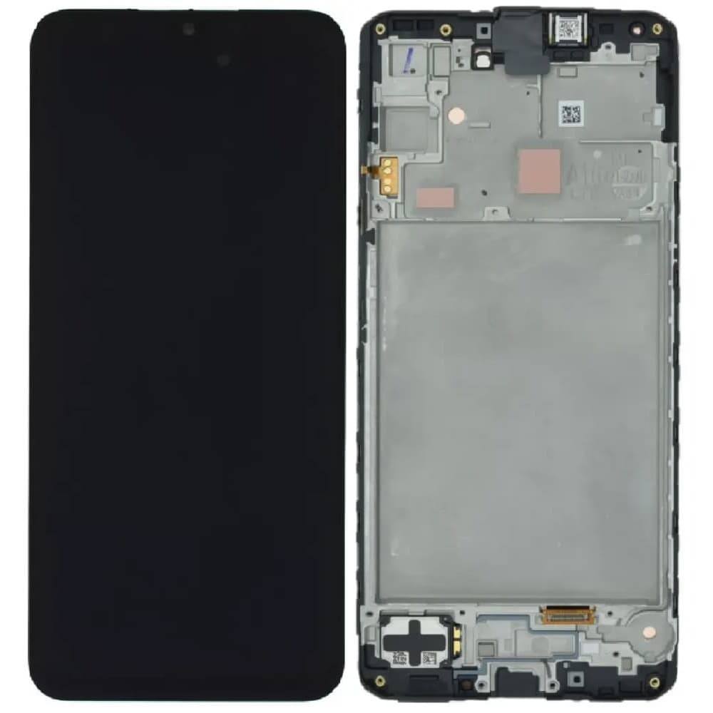 Дисплей для Samsung A165 Galaxy A16 2024, с тачскрином и рамкой, черный, OLED small LCD фото 1