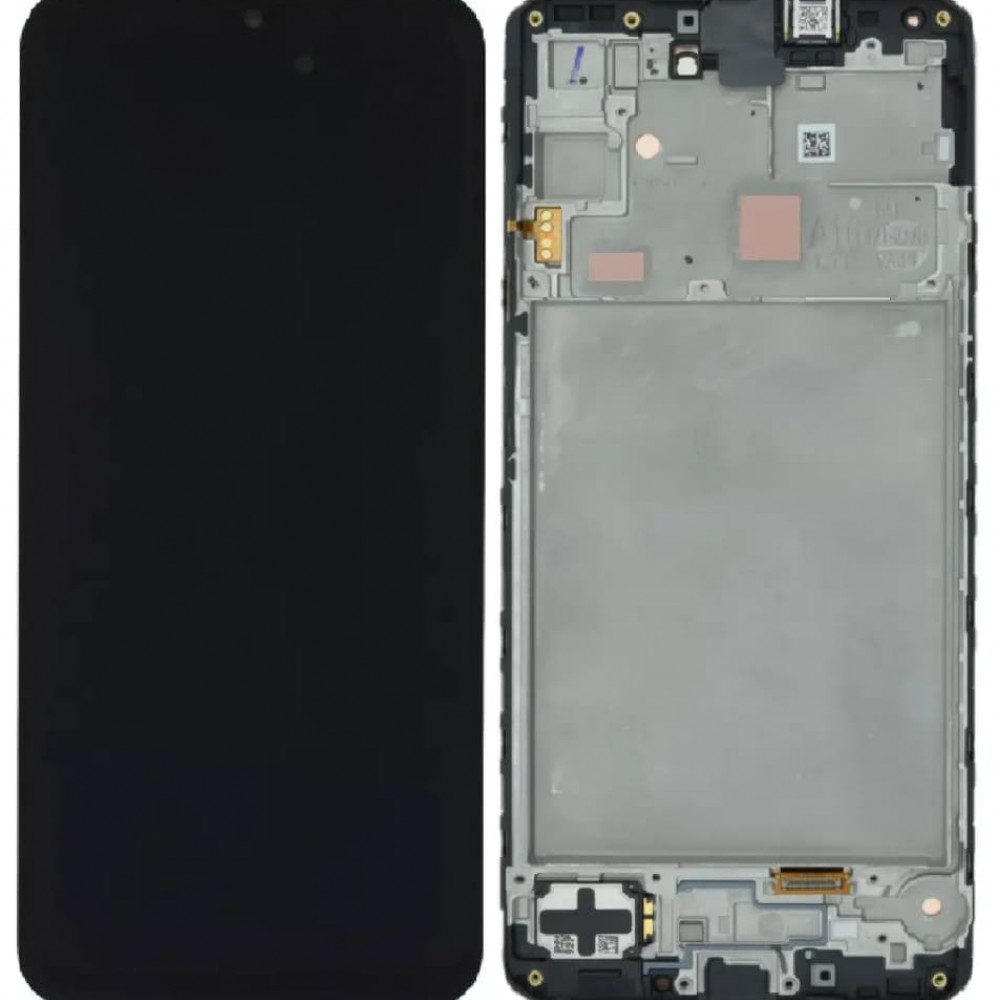 Дисплей для Samsung A165 Galaxy A16 2024, с тачскрином и рамкой, черный, OLED фото 1