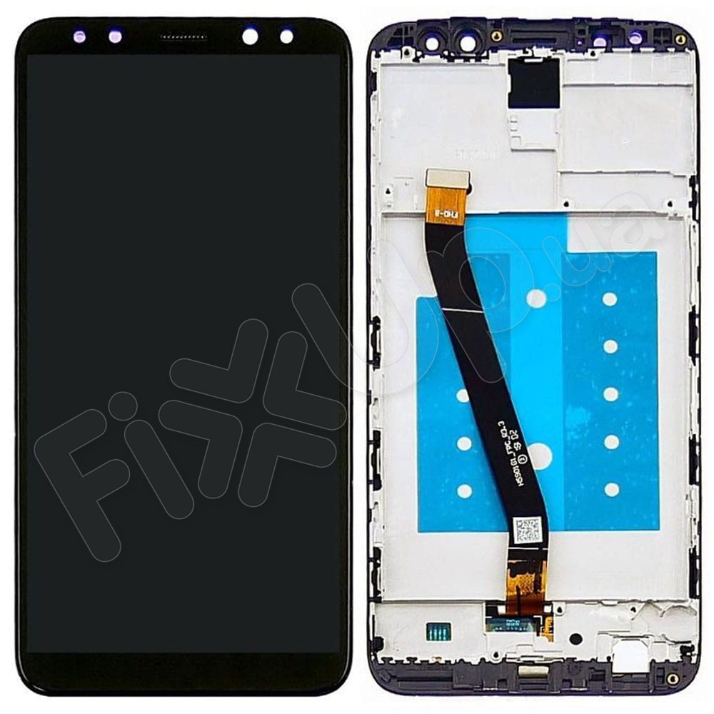 Дисплей для Huawei Mate 10 Lite (RNE-L01/RNE-L21) с тачскрином и рамкой в сборе, цвет черный фото 1