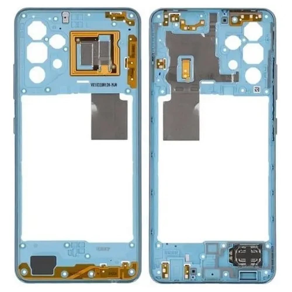 Рамка (средняя часть корпуса) для Samsung A325 Galaxy A32 2021 4G, цвет синий фото 1