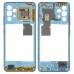 Рамка (средняя часть корпуса) для Samsung A325 Galaxy A32 2021 4G, цвет синий миниатюра 1