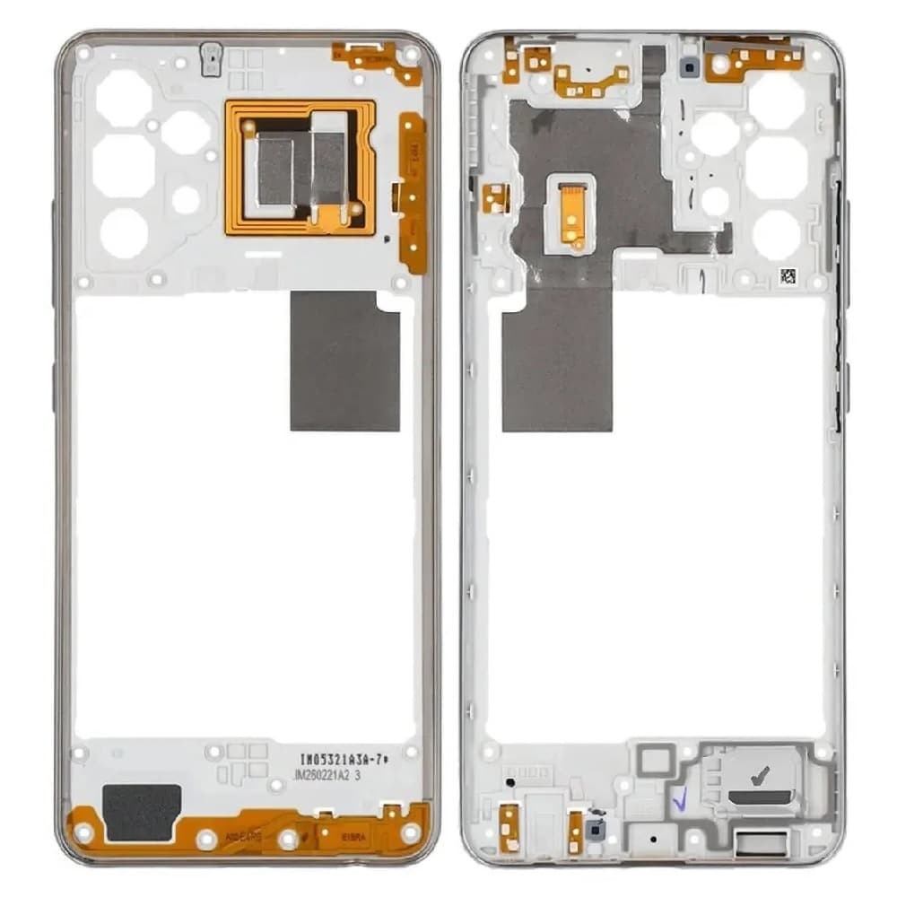 Середня частина корпуса для Samsung A325 Galaxy A32 2021 4G, колір білий фото 1
