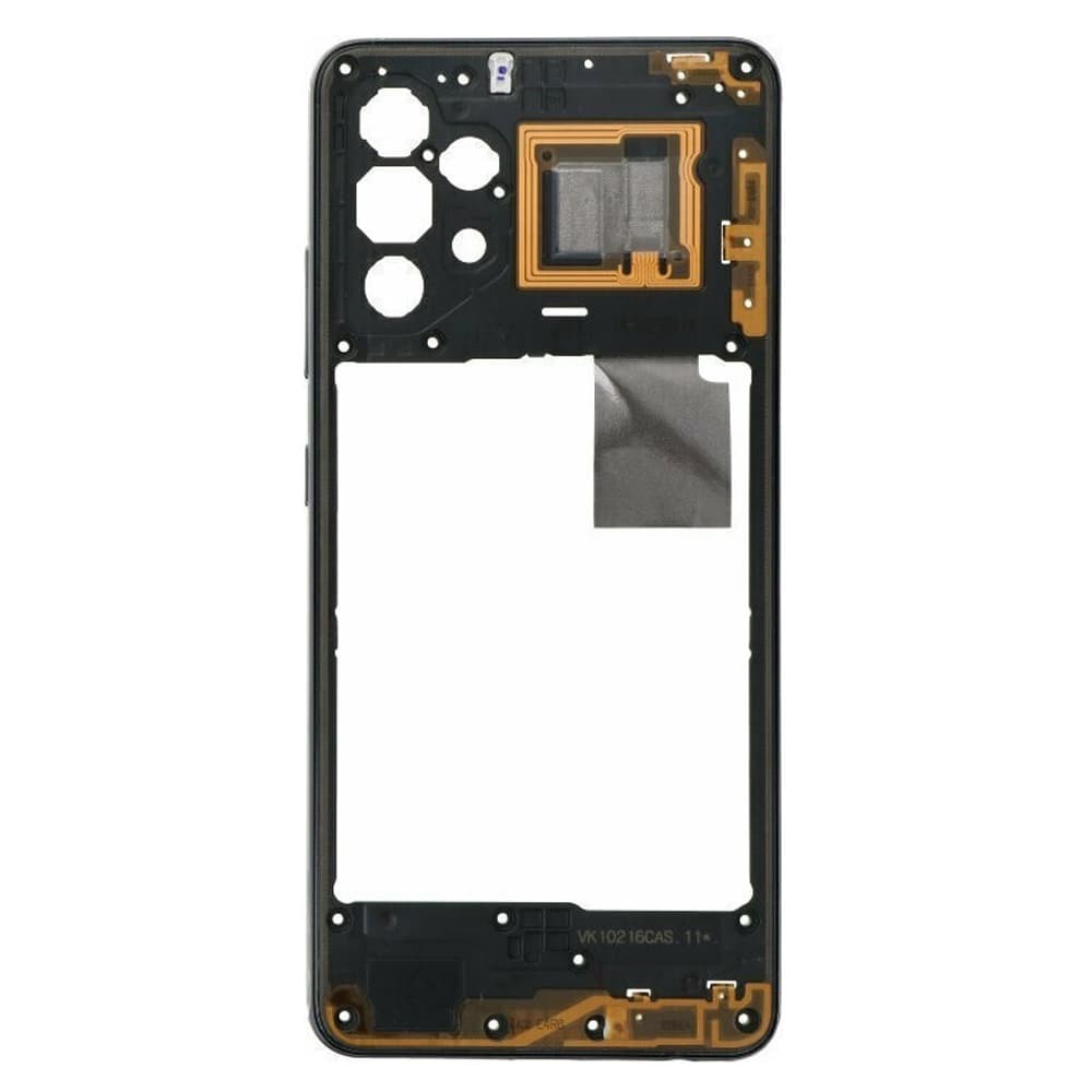 Рамка (середня частина корпусу) для Samsung A325 Galaxy A32 2021 4G, колір чорний фото 1
