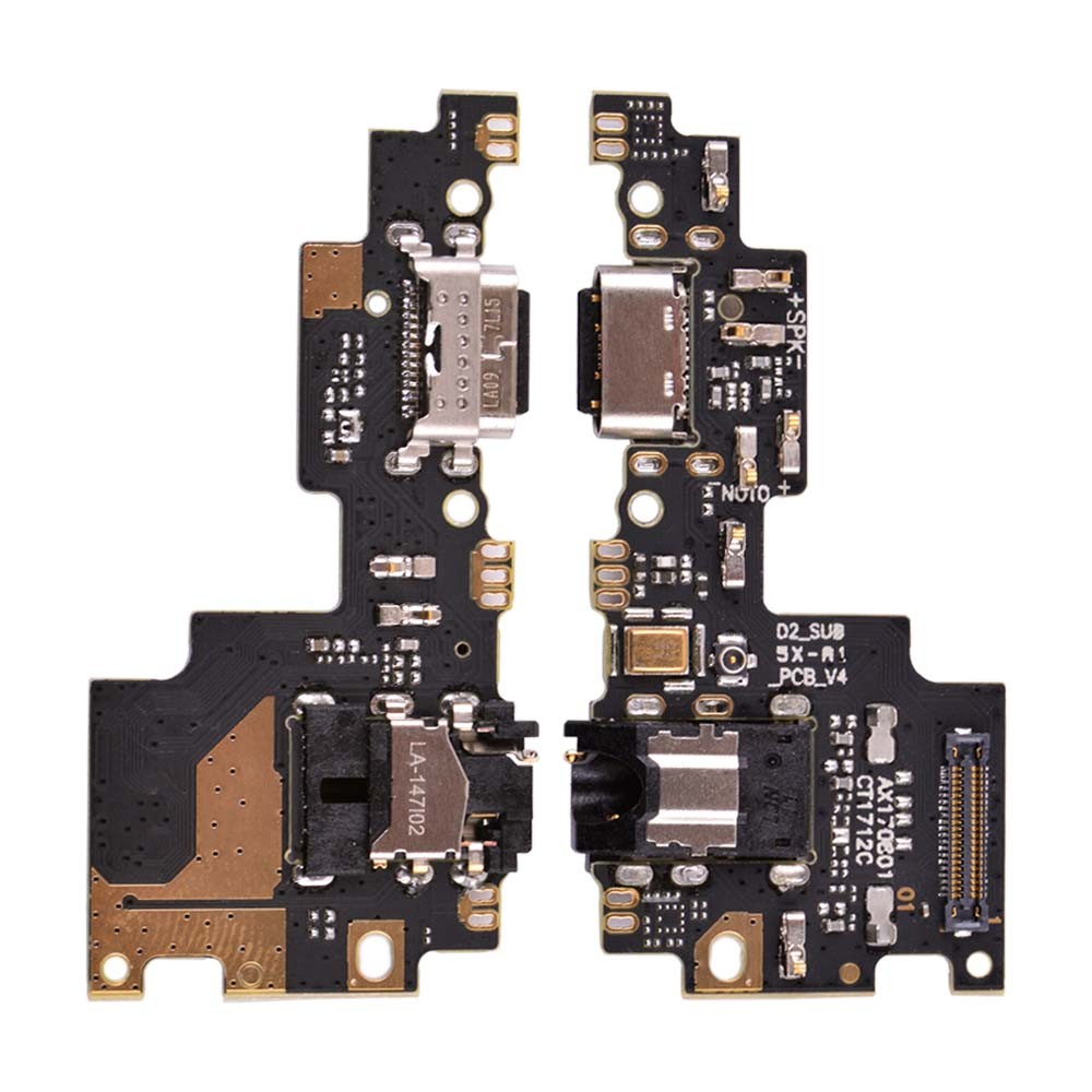 Connector Xiaomi Mi A1/Mi 5X complete фото 1 Разъем зарядки Xiaomi Mi A1, Mi 5X с нижней платой фото 1