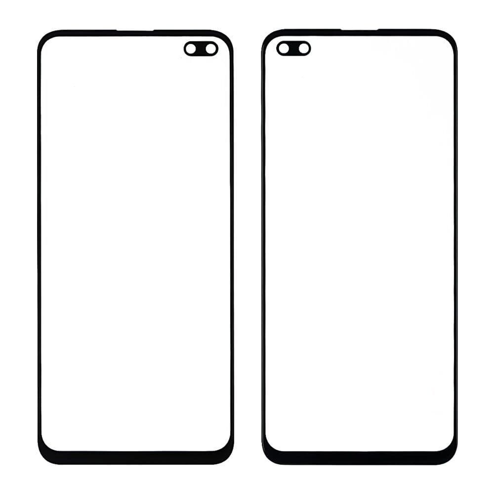 Стекло корпуса для Realme 6 Pro + OCA, цвет черный фото 1