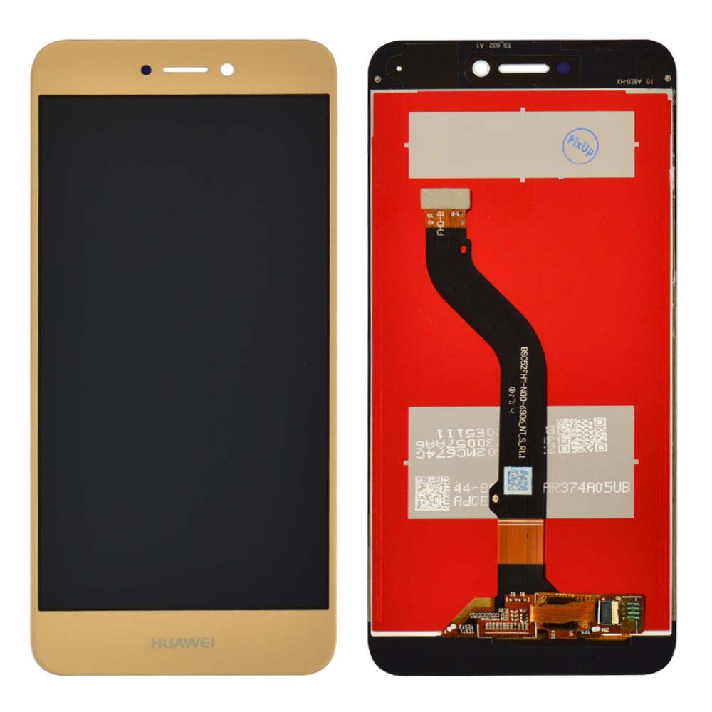 Дисплей для Huawei P8 Lite (2017), Honor 8 Lite, Nova Lite (2016), GR3 (2017), P9 Lite (2017) с тачскрином в сборе, цвет золотой, оригинал, уценка фото 1