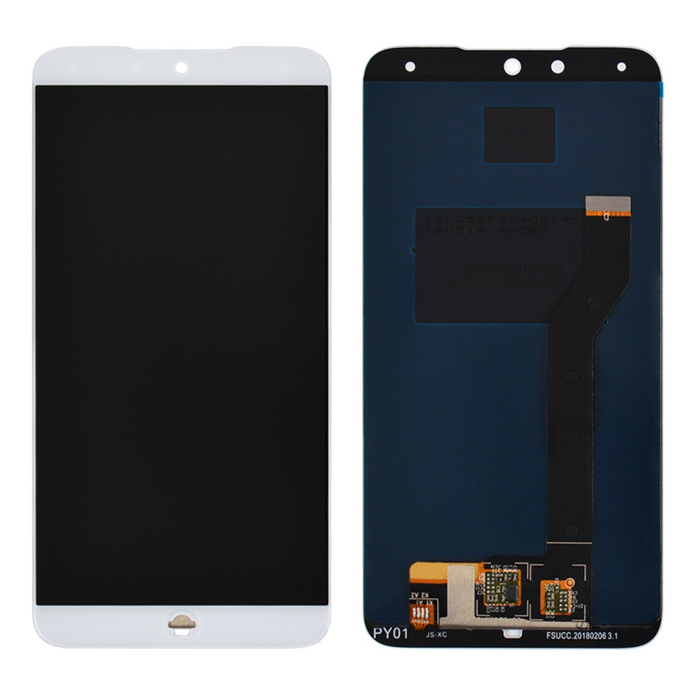 Дисплей для Meizu 15 Lite (M15) с тачскрином в сборе, цвет белый фото 1