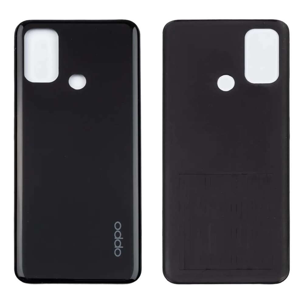 Задняя крышка для Oppo A53S 5G, цвет черный фото 1