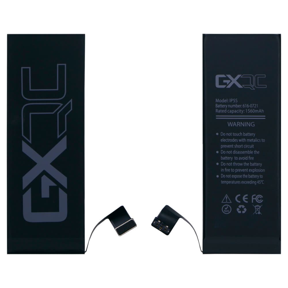 Аккумулятор iPhone 5S, емкость 1560 мАч, GX фото 1