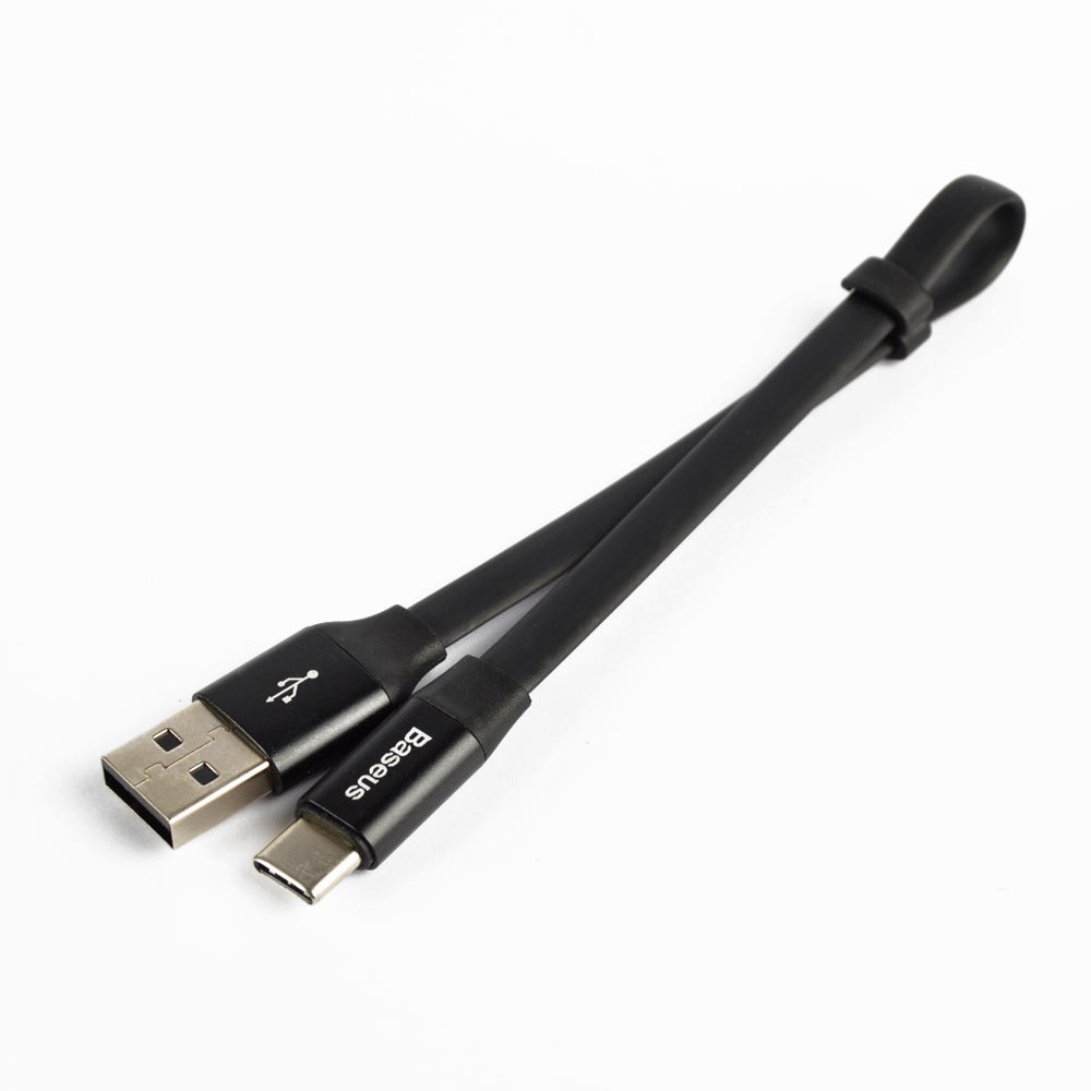 Кабель Type-C Baseus Nimble (CATMBJ-01) 0.23м, цвет черный фото 1