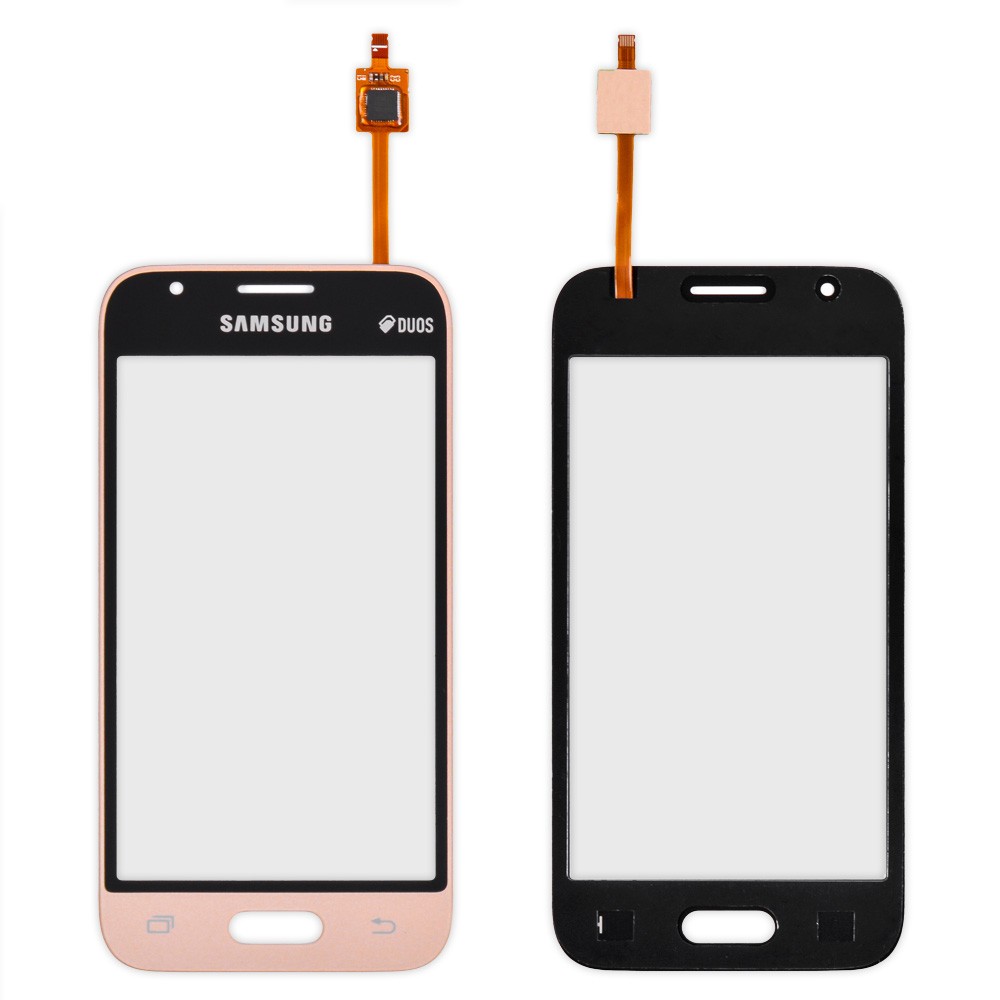 Тачскрин (сенсор) Samsung Galaxy J1 Mini J105H, колір золотий, маленька мікросхема фото 1