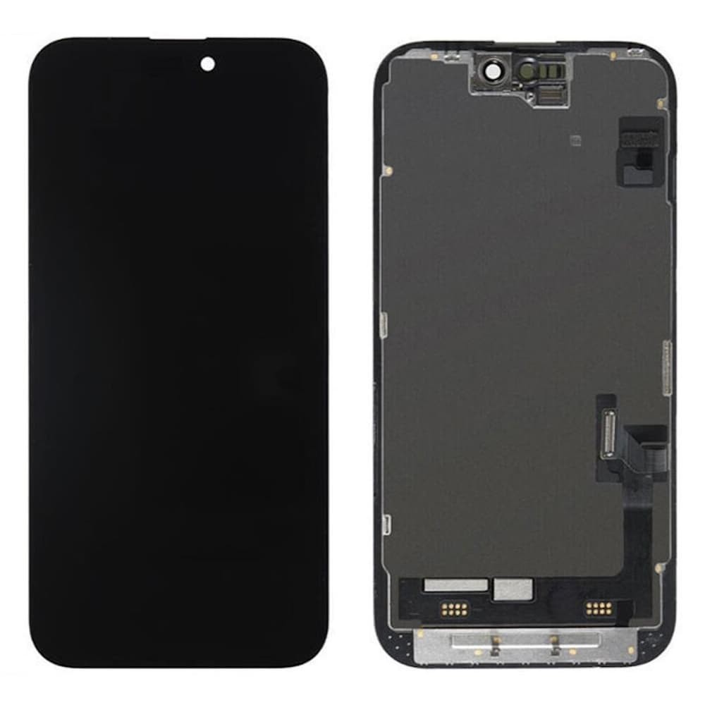 Дисплей для iPhone 15 Pro Max, з тачскріном в зборі, колір чорний, оригінал з розбору фото 1