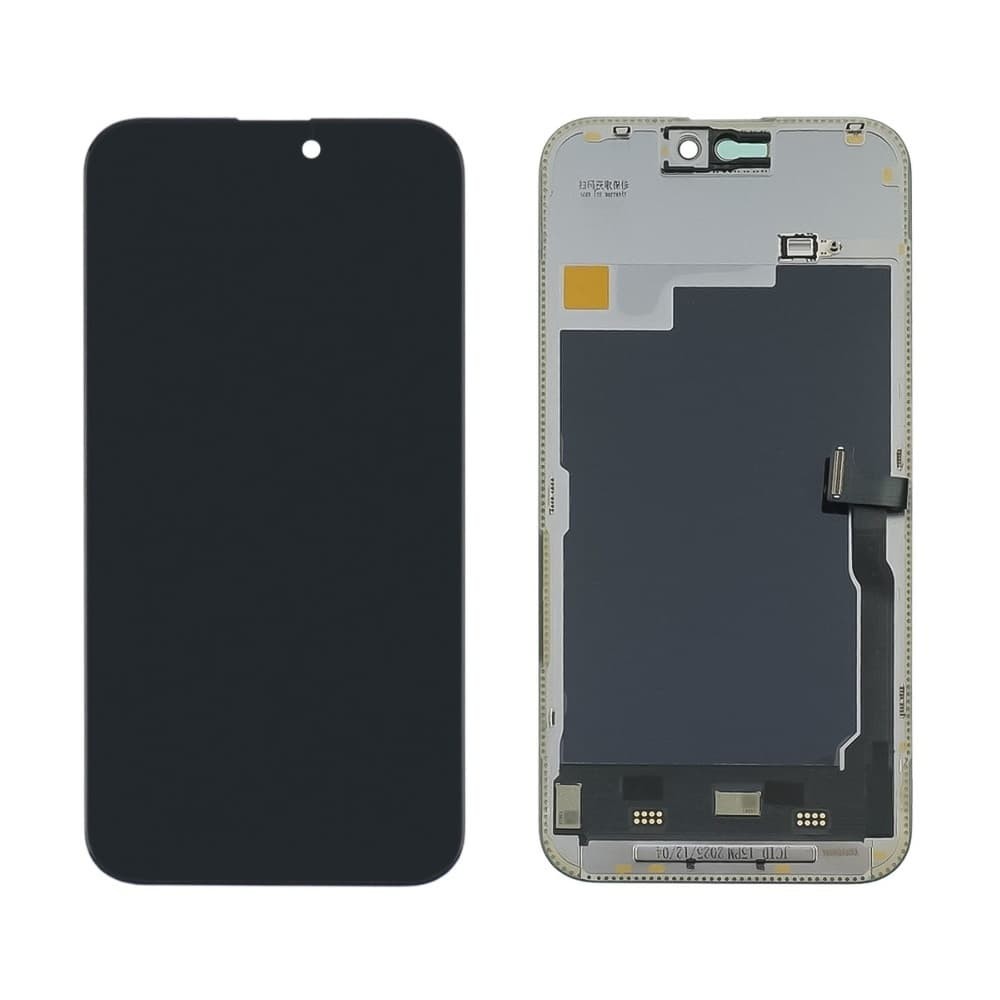 Дисплей для iPhone 15 Pro Max, з тачскріном в зборі, колір чорний, JCID-OLED 120Hz (без помилки) фото 1