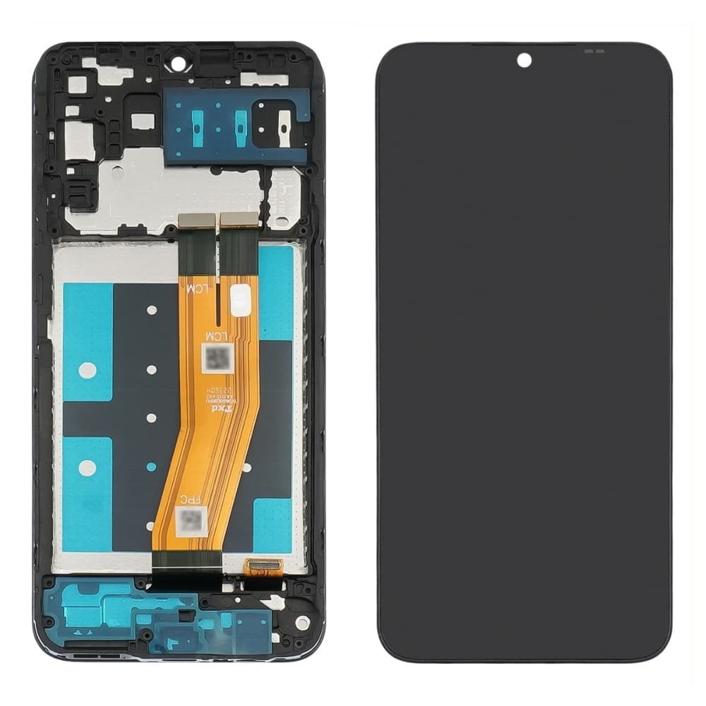 Дисплей для Samsung A145F Galaxy A14 2023 4G Rev TXDI, з тачскріном і рамкою в зборі, колір чорний, IPS, уцінка фото 1