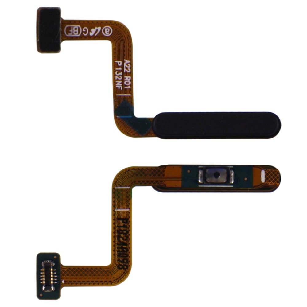 Шлейф для Samsung A225 Galaxy A22 2021, со сканером отпечатка, цвет черный фото 1