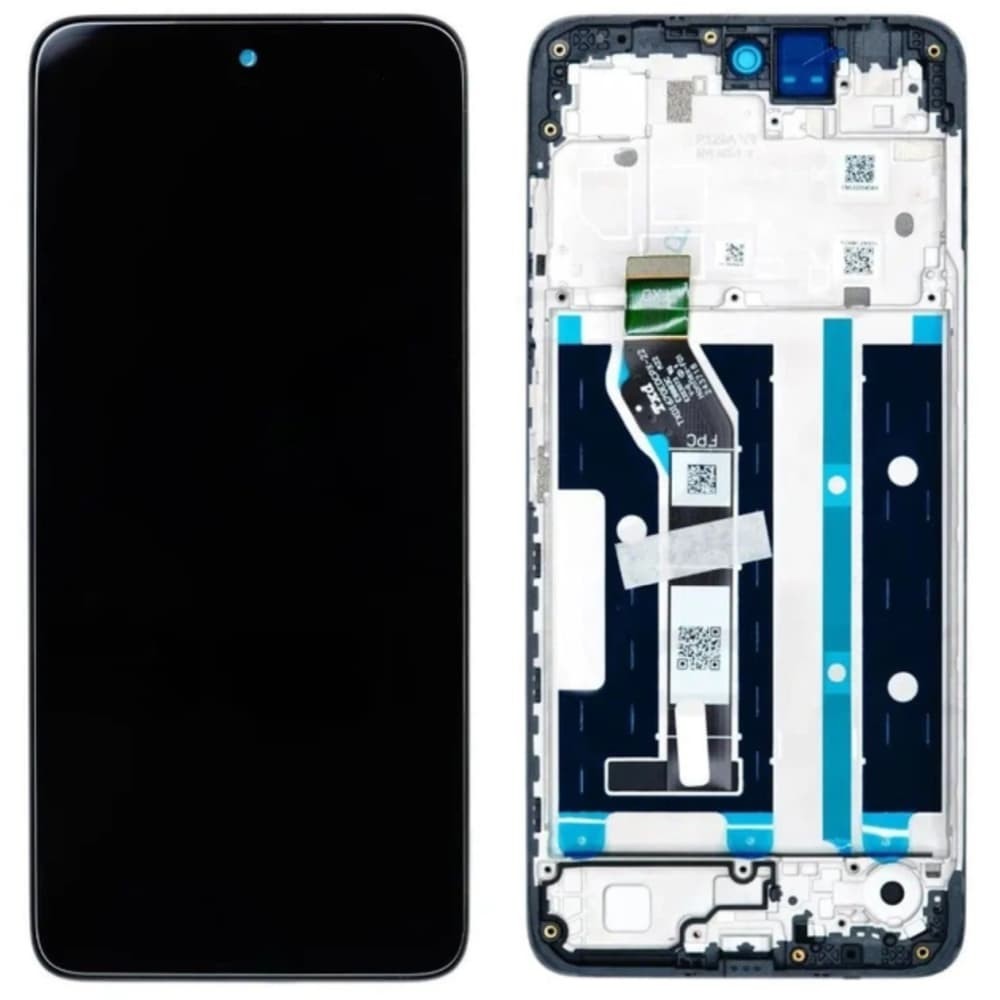 Дисплей для Motorola XT2523-2/ XT2523-3/ XT2523-11 Moto G05, с тачскрином и рамкой, черный фото 1