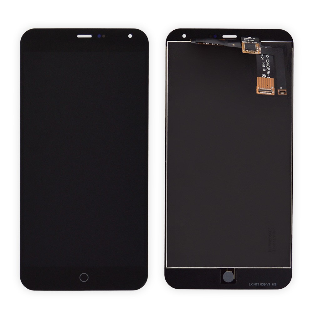 Дисплей Meizu M1 Note з тачскрином у зборі (колір чорний), велика мікросхема, уцінка фото 1