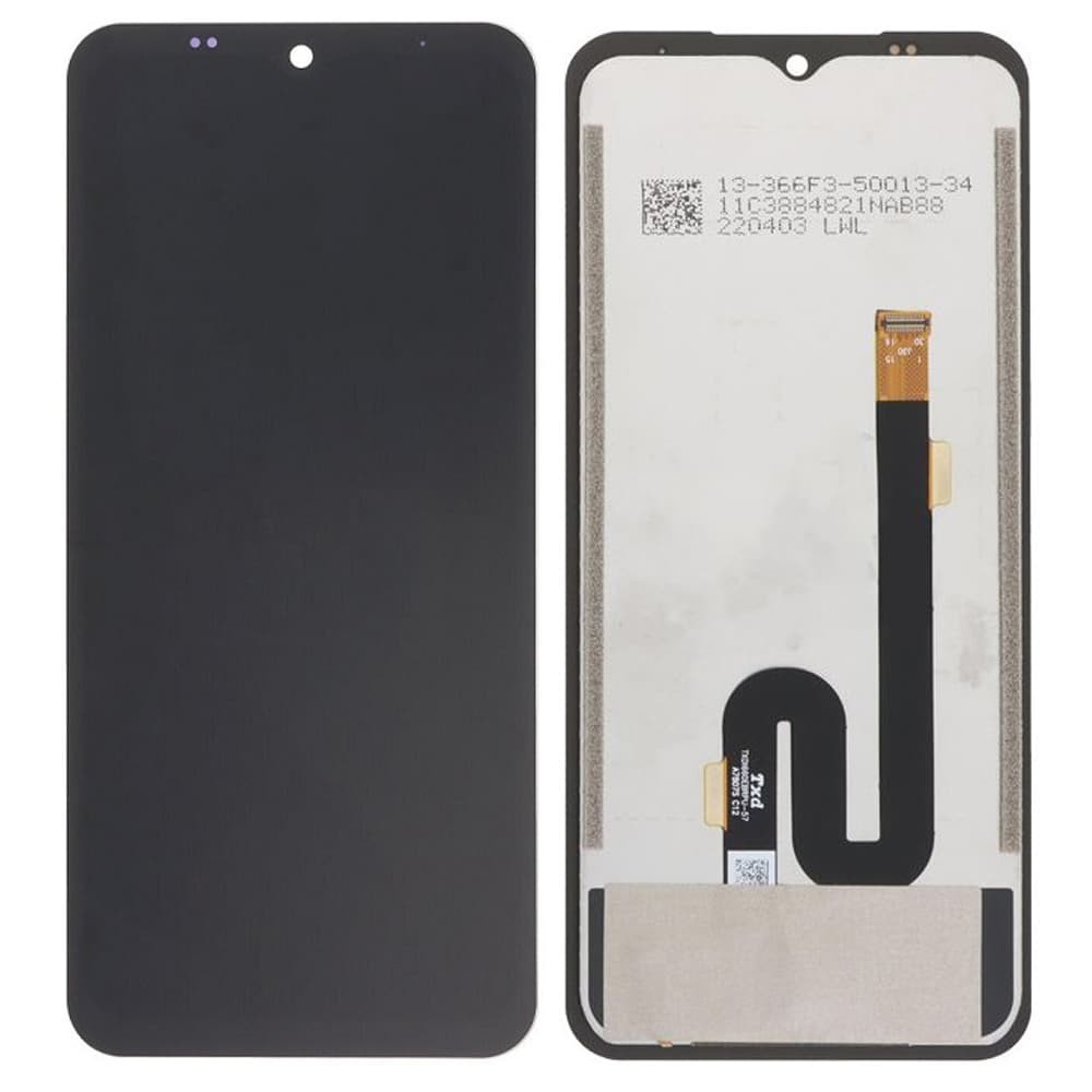 Дисплей для Ulefone Armor 22, с тачскрином в сборе, цвет черный фото 1