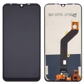 Дисплей для Tecno Spark Go (KC1) с тачскрином в сборе,  цвет черный, без рамки