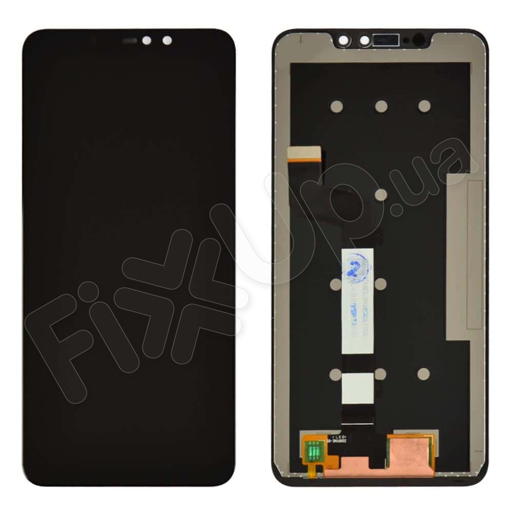 Дисплей для Xiaomi Redmi Note 6 Pro с тачскрином в сборе, цвет черный, оригинал с замененным стеклом, уценка фото 1
