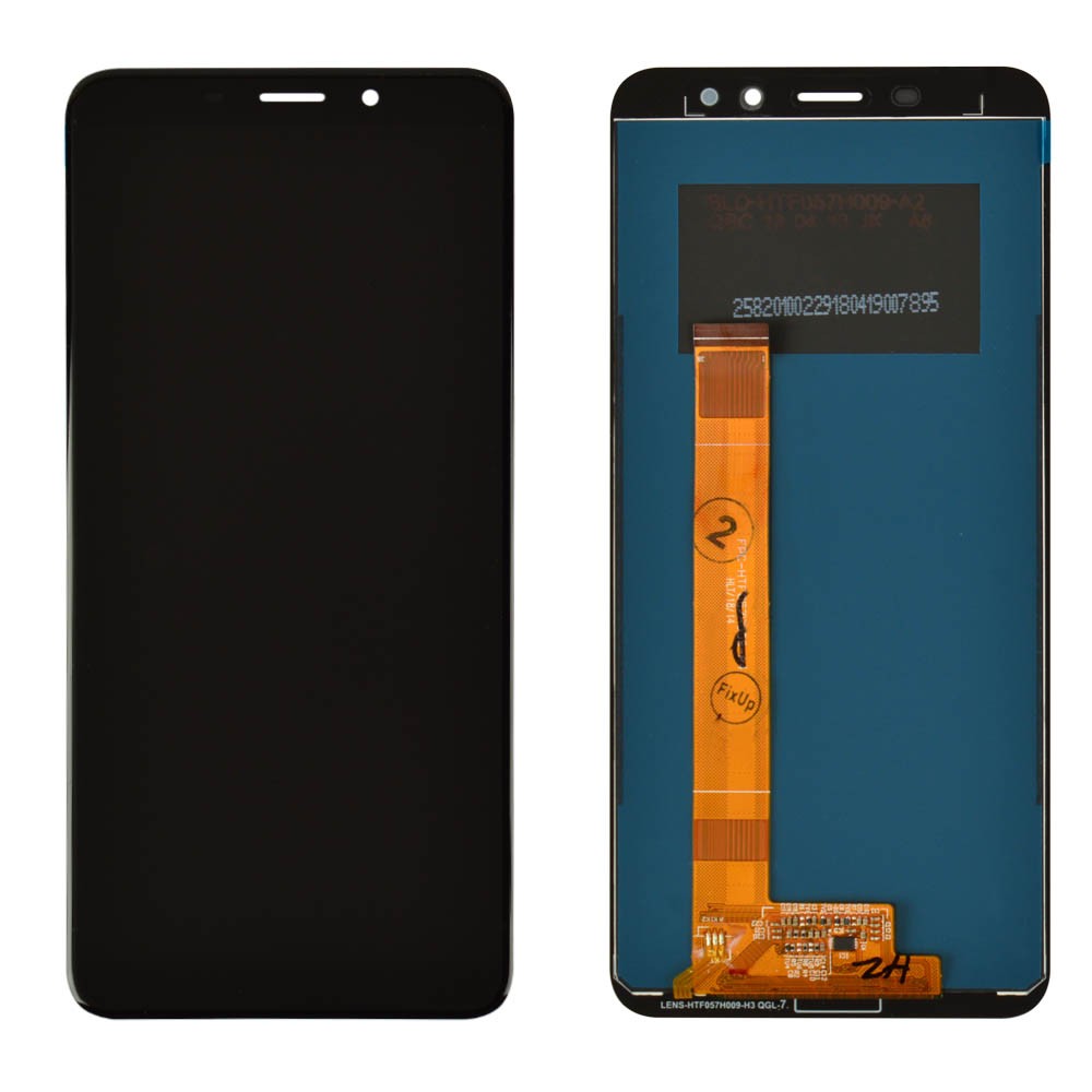 Дисплей для Meizu M6s с тачскріном в зборі, колір чорний, оригінал, уцінка фото 1