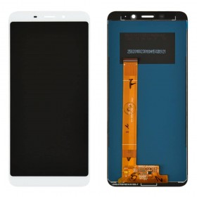 Дисплей для Meizu M6s с тачскрином в сборе, УЦЕНКА, оригинал, без рамки,  цвет белый
