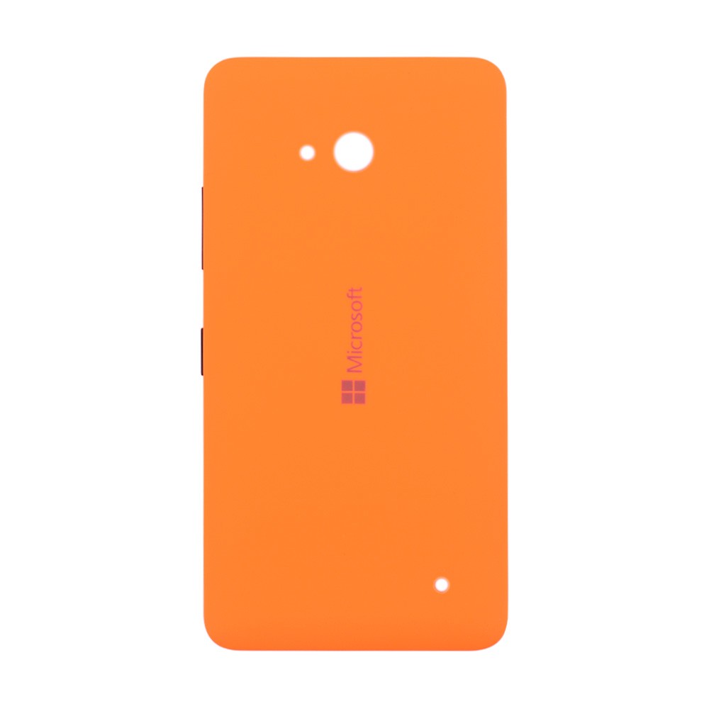 Задня кришка для Microsoft (Nokia) 640 Lumia (RM-1072/RM-1077), колір оранжевий фото 1
