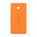 Задня кришка для Microsoft (Nokia) 640 Lumia (RM-1072/RM-1077), колір оранжевий миниатюра 1