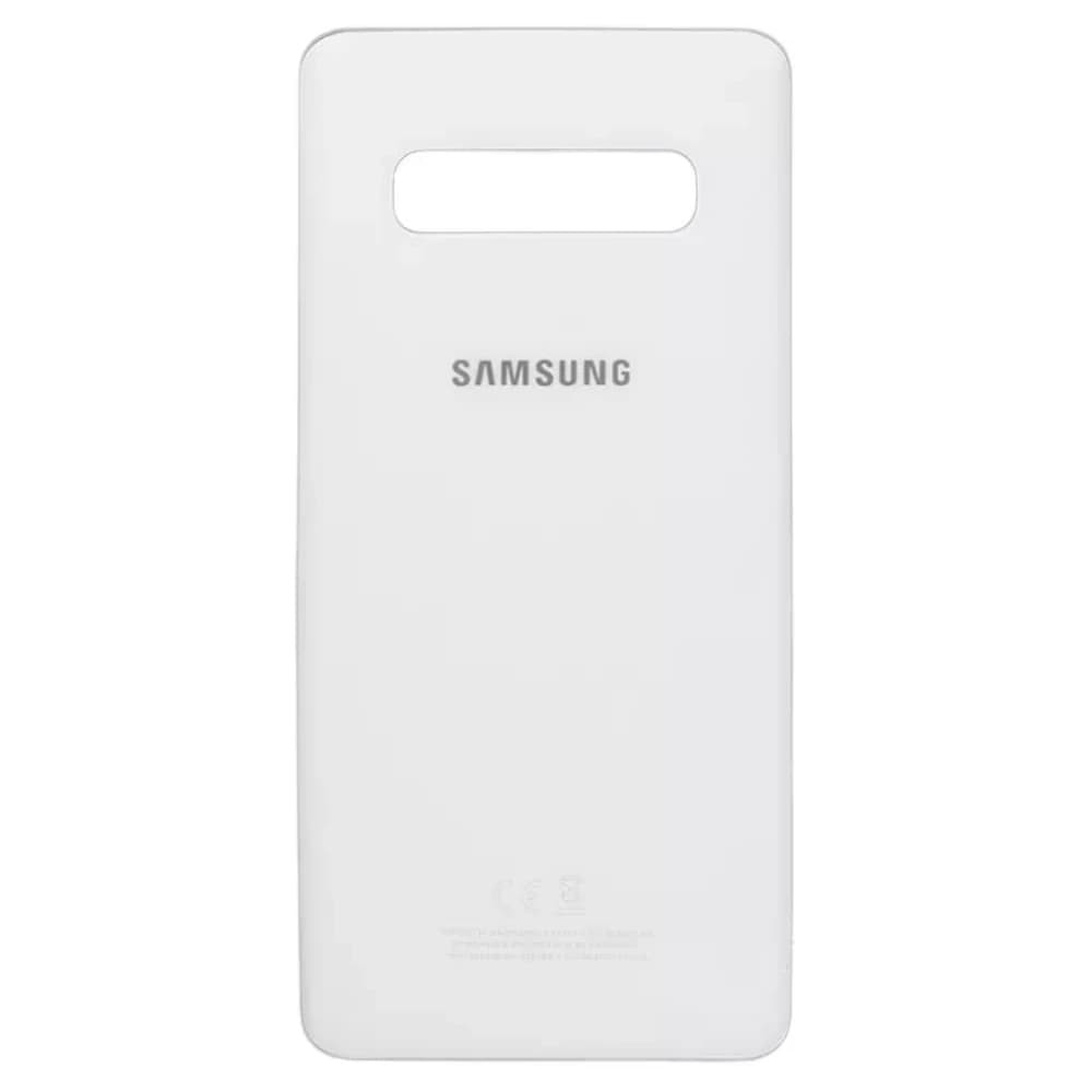 Задняя крышка для Samsung G975 Galaxy S10 Plus, цвет белый фото 1