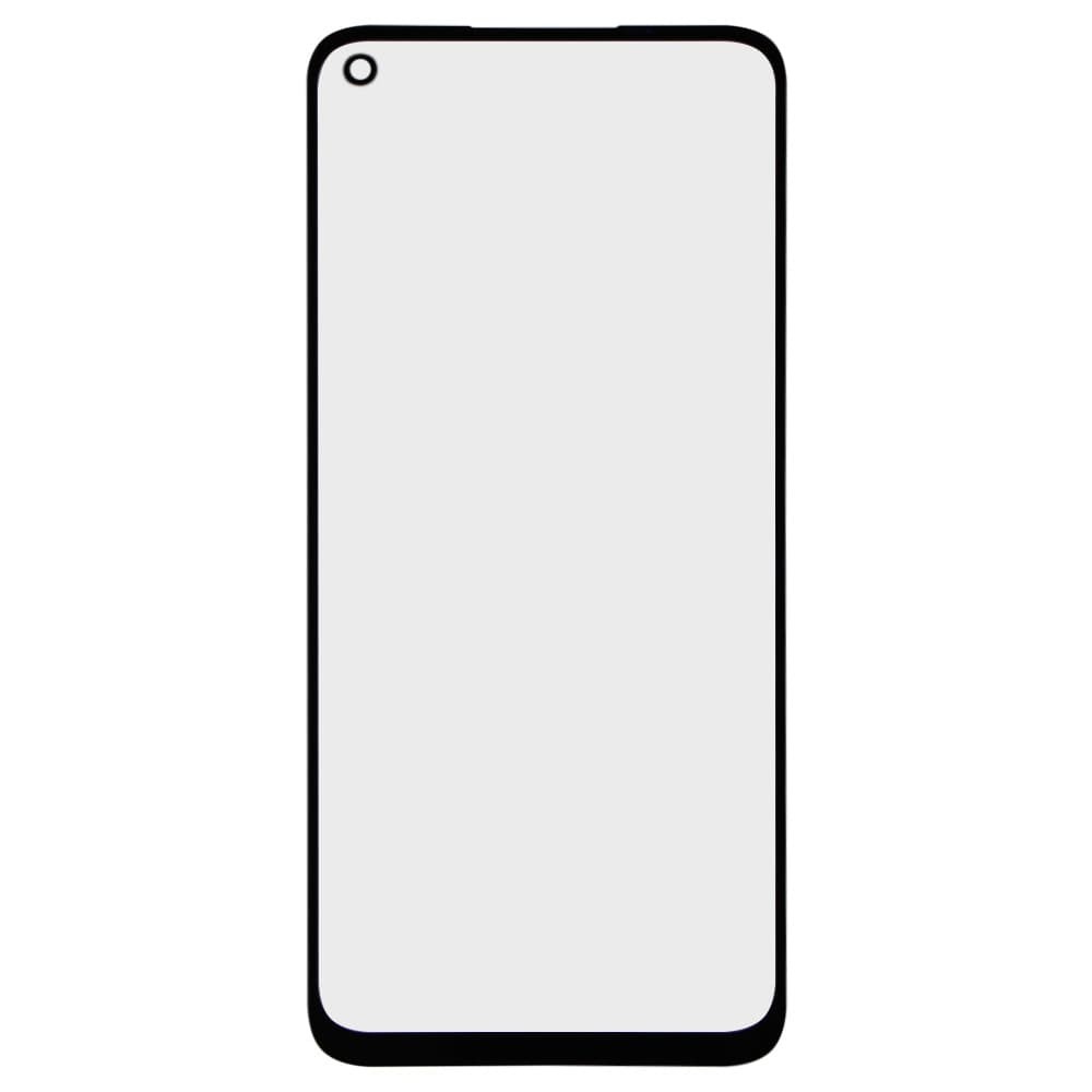 Скло корпусу для Oppo A32/A53/A54 2020 + OCA, колір чорний фото 1