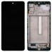 Дисплей для Samsung M526F Galaxy M52 2021 5G (GH82-27094A) з тачскріном і рамкою, чорний, OLED small LCD миниатюра 1