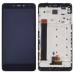 Дисплей для Xiaomi Redmi Note 4 Helio X20 з тачскрином та рамкою в зборі, колір чорний миниатюра 1