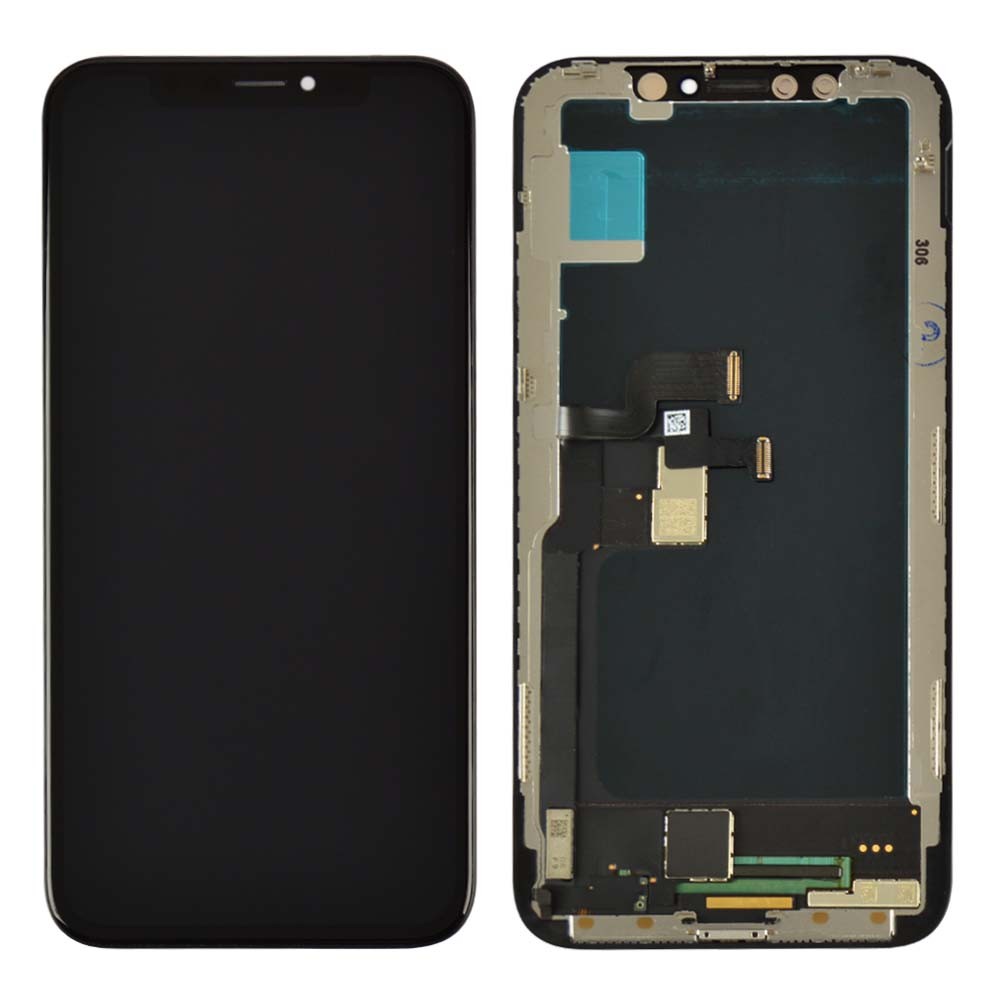 Дисплей для iPhone X (5.8) з тачскрином у зборі, колір чорний, TFT фото 1