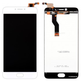 Дисплей Meizu M3 Note с тачскрином в сборе, l681h, китай,  цвет белый, без рамки